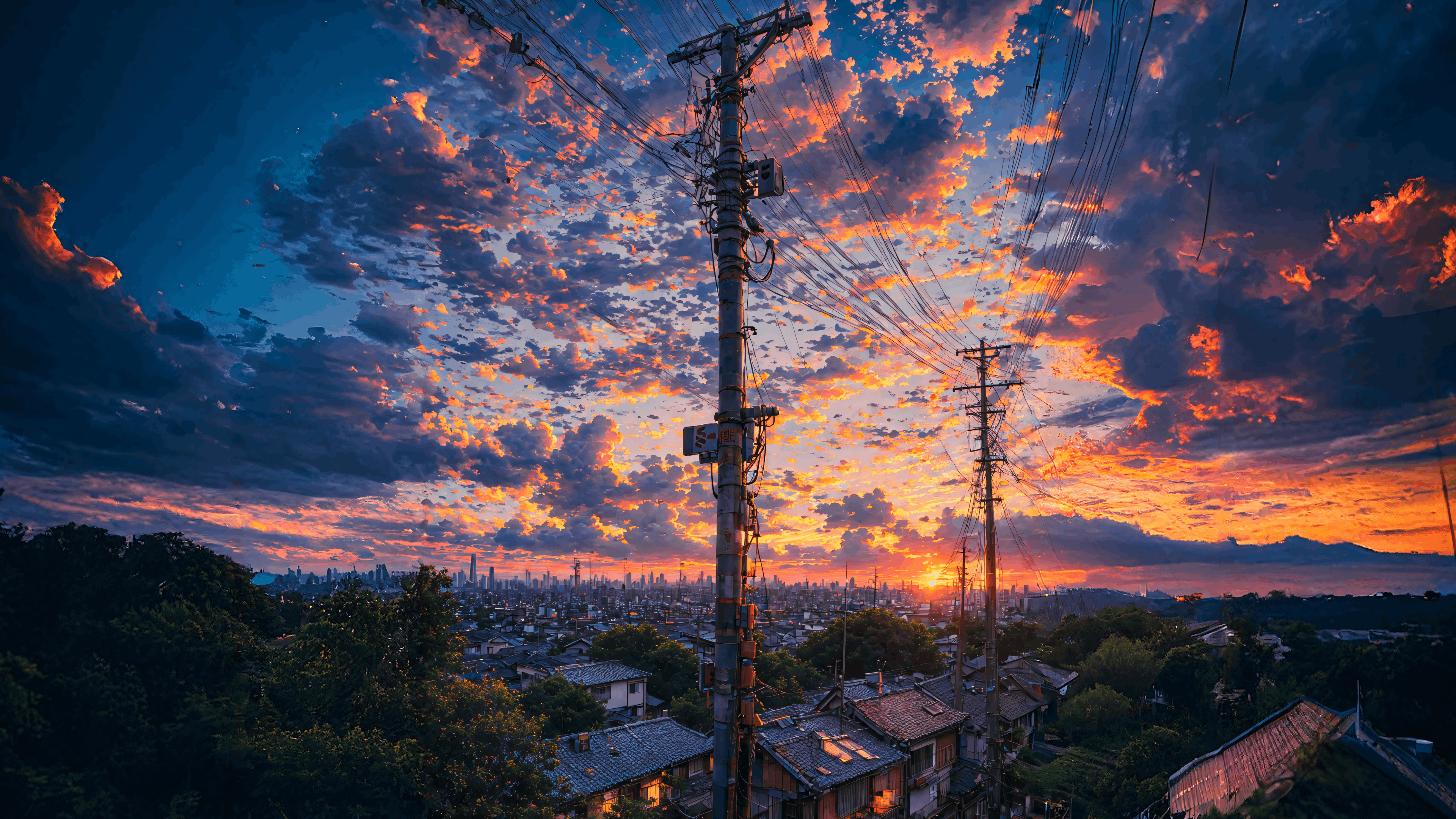 夕阳小镇