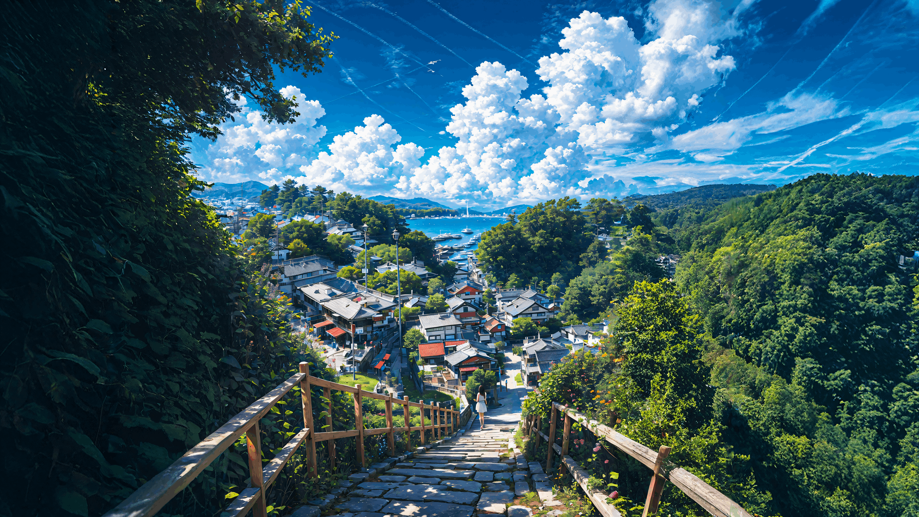 山间阶梯